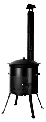 Produktbild von Kazan-Ofen mit Kazan, Utschak Feuerofen, Kazan Topf (12l), 12 l