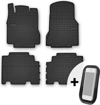 Immagine prodotto di Tappetini in gomma per auto Tappetini per auto su misura set da 4 pezzi - adatto per Mercedes-Benz Classe A W168 lungo 2001-2004