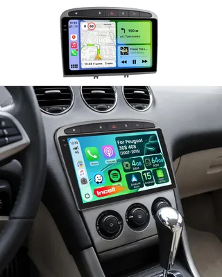 Productafbeelding van 4+64GB 9" InCell Autoradio Android voor 308 408 2007-2015