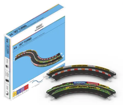 Obrázek produktu pro Candylab Hračka – silnice s 90° zatáčkou – Candycar Road System