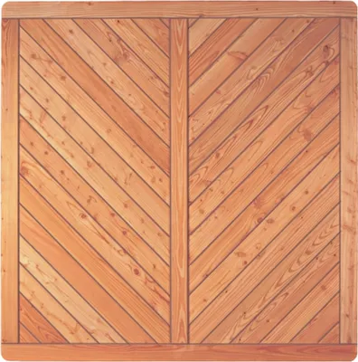 Produktbild von T&J SKAGEN Sichtschutzzaun Lärche 1800 x 1800 mm