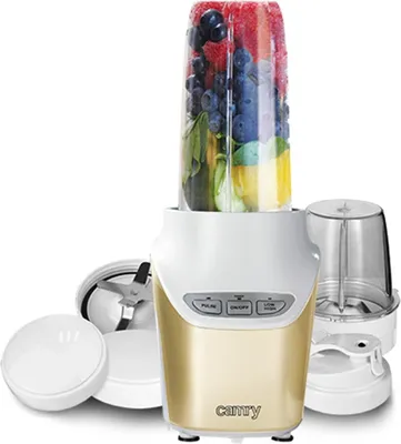 Obrázok produktu pre Camry Premium CR 4071, Športový mixér, 1 L, Pulzný spínač, 1000 W, Zlato, Priehľadná, Biela