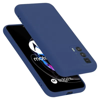 Zdjęcie produktu dla Etui ochronne Cadorabo do Motorola EDGE 20 PRO / EDGE S PRO w kolorze niebieskim Etui na telefon komórkowy Pokrowiec TPU Etui