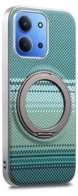 Produktbild von MagSafe Magnet Handyhülle für Xiaomi Redmi 15C 4G 5G Drehkippständer Kunstleder
