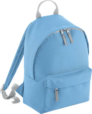 Produktbild von Bagbase - Rucksack "Fashion", Mini BC5522 (Einheitsgröße) (Himmelblau/Hellgrau)