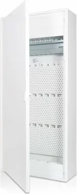 Obrázok produktu pre Povrchový komunikačný rozvádzač ''VISION48K'', 4-radový, 305x640x99mm, biely