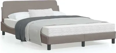 Obrázek produktu pro Maison Exclusive – Postel "Dover", barva taupe, rozměry 120x200 cm, potahová látka
