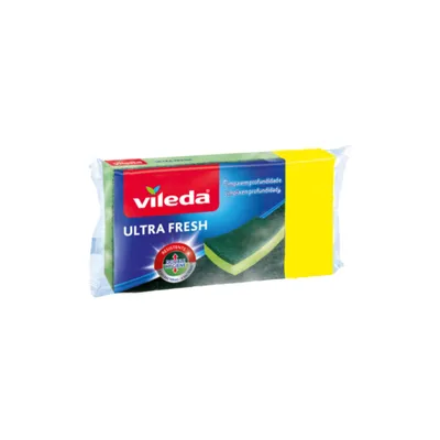 Image de Grattoir Ultrafresh Vileda Antibactérien, éponge Intégrée - Vileda