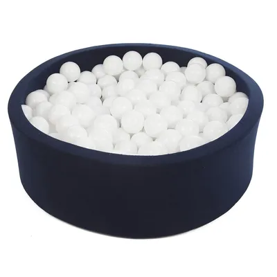 Produktbild von Bällebad Spielplatz + 450 marineblau-weiße Bälle