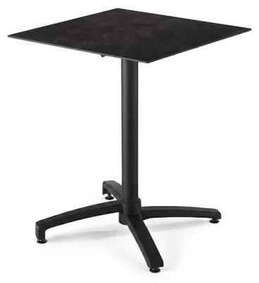 Image de Table de terrasse 70 cm inclinable stratifié ardoise - Oviala Opéra