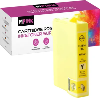 Produktbild von Druckerpatronen für Epson T1814 Gelb Expression Home XP-30 102 202 215 225 Series