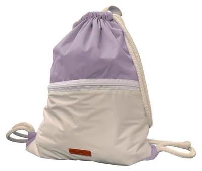 Immagine prodotto di Smikkels borsa da ginnastica viola - borsa sportiva sostenibile per bambini