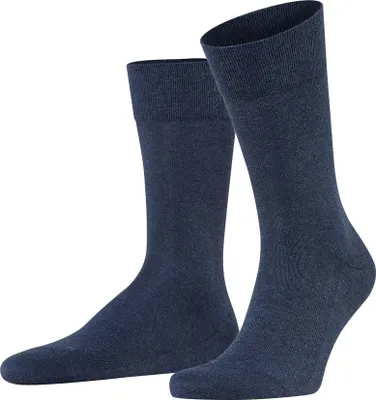 Produktbild von FALKE Sensitive London Socken Herren navy melange 39-42