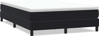 Produktbild von Boxspringbett ohne Matratze Schwarz 160x220 cm Samt