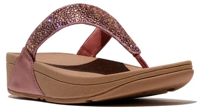 Immagine prodotto di FITFLOP FitFlop Lulu Crystal-Mix Sandali con cinturino tra le dita in metallo ROSA 42