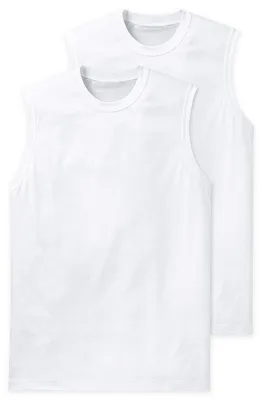 Produktbild von Schiesser Herren Unterhemd Shirt 0/0 Arm, 2er Pack, Gr. Large (Herstellergröße: