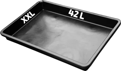 Image de SW-Stahl 07377L Bac de rétention universel XXL I 88 x 60 x 10cm grand bac en plastique I 42 litres de capacité I  Germany