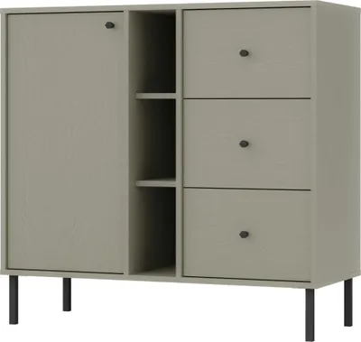 Produktbild von Kombinierte Kommode IROS 2 – Eukalyptus/Schwarz