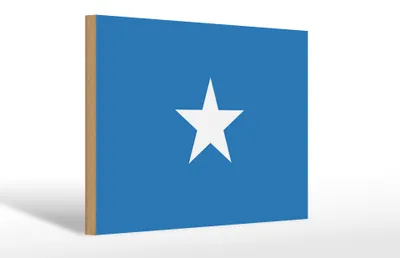 Produktbild von Holzschild Flagge Somalias 30x20cm Flag of Somalia