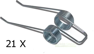 Obrázok produktu pre 21X valčeková pružina ventilátora pre Wolf Wolfgarten UL33E UL33ED UL33EMD UL 33 E ED EMD