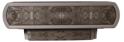 Image de Console décorative moderne en bois imitation marbre pour le couloir et le salon