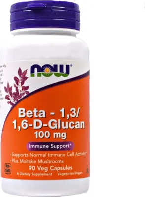 Productafbeelding van NOW Foods Beta Glucan 100 mg 90 capsules BI4082