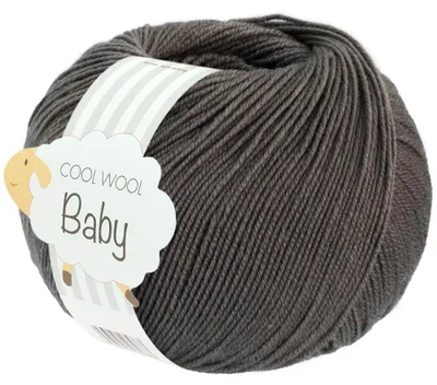 Produktbild von Lana Grossa - Cool Wool Baby 0334 dunkelgrau meliert