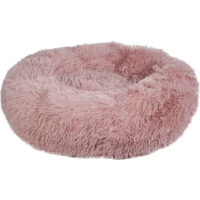 Image de Lit pour chien HKM Fluffy, coussin rose pâle, 80 cm x 25 cm