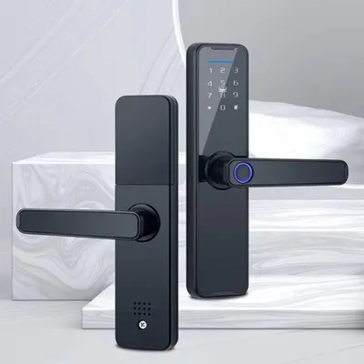 Immagine prodotto di Serratura elettronica con riconoscimento impronte digitali e tastierino numerico per accesso senza chiave