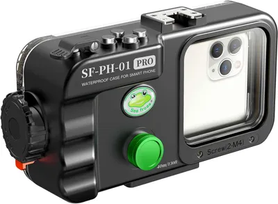 Imagen del producto de Funda impermeable para smartphone, resistente al agua hasta 40 metros, universal, ideal para fotografía submarina