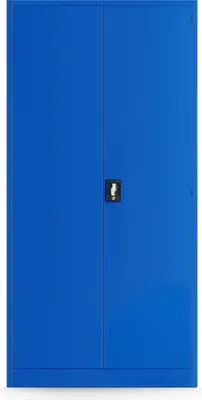 Produktbild von Werkzeugschrank TC007 Werkstattschrank Garagenschrank Universalschrank Lagerschrank Pulverbeschichtet Flügeltüren Stahlblech 185 cm x 92 cm x 50 cm Farbe: Blau