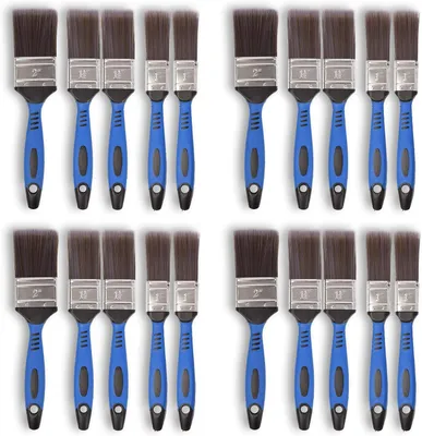 Obrázek produktu pro Sada štětců na barvy, 20 kusů, 4 sady, různé velikosti, pro malířské práce