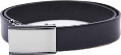 Produktbild von Handgefertigter Automatikgürtel aus feinstem Vollrindleder - Schwarz- 35mm Breite - 110cm Länge