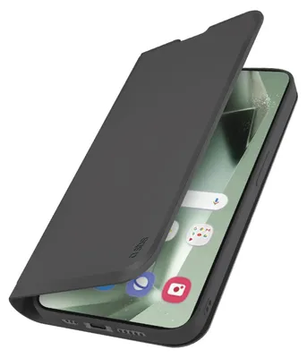 Produktbild von SBS Wallet Stand Galaxy S24 FE schwarz
