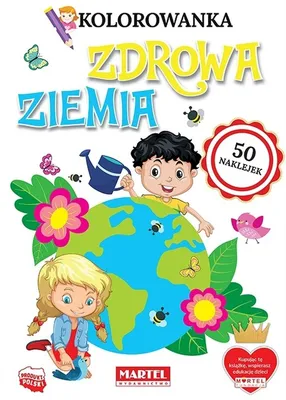Produktbild von Zdrowa ziemia. Kolorowanka z naklejkami