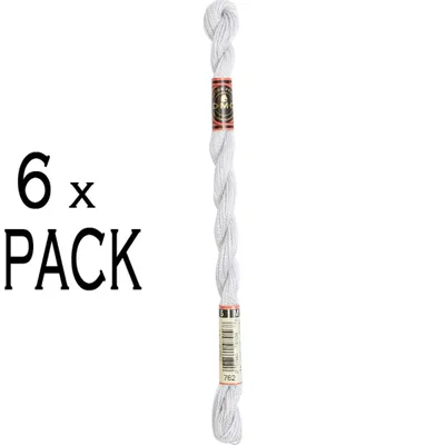 Produktbild von 6x DMC Perlgarn Stärke 5, 15 m, 115AR/5-762, VPE
