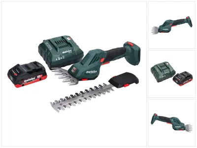 Zdjęcie produktu dla Akumulatorowe nożyce do trawy i krzewów Metabo SGS 18 LTX Q 18 V + 1x akumulator 4,0 Ah + ładowarka