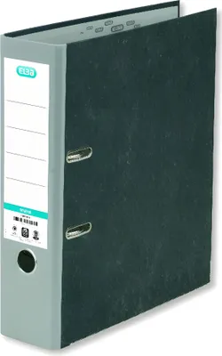 Produktbild von ELBA Ordner "smart Original" Wolkenmarmor, Rückenbreite 8 cm, grau
