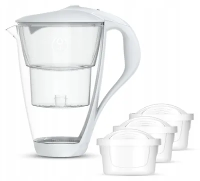 Obrázok produktu pre Glaskarafa Dafi Crystal Led, 2 litre + 3 vložky Unimax – filtrácia vody