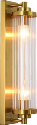 Productafbeelding van Lorenzo gouden wandlamp, E14, set van twee