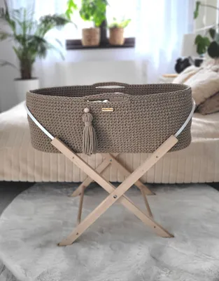 Image de Moses BOHO Panier fait main avec support sable