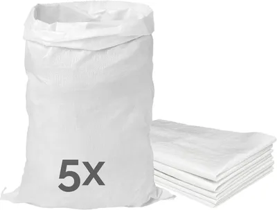 Produktbild von Transporttas 85 × 50 cm, Set von 5, Polypropylen, Wiederverwendbar, für Lagerung von Gemüse und Obst