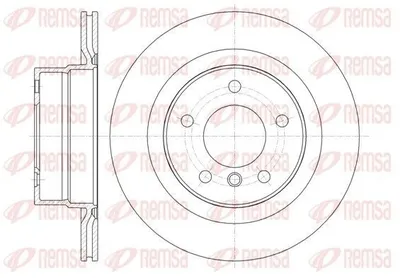 Produktbild von 2x REMSA Bremsscheibe 61338.10 hinten für BMW 1 Schrägheck (E81) 1 Coupe (E82)