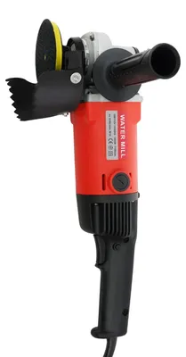 Obrázok produktu pre Brúska s valčekom – brúska na betón a kameň – 1400 W – 6 stupňov rýchlosti – 800–8100 otáčok za minútu – 220 V – červená