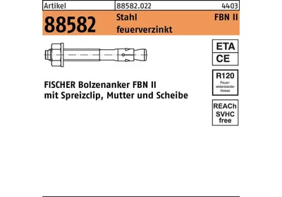 Produktbild von Bolzenanker R 88582 FBN II 8/ 10 Stahl feuerverzinkt
