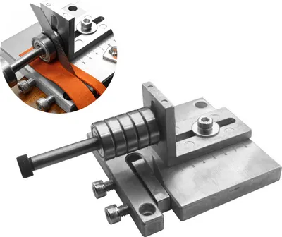 Produktbild von Professioneller Ledergürtelschneider aus Aluminium – Maximale Schnittbreite 90 mm, ideal für präzises Schneiden von Lederstreifen