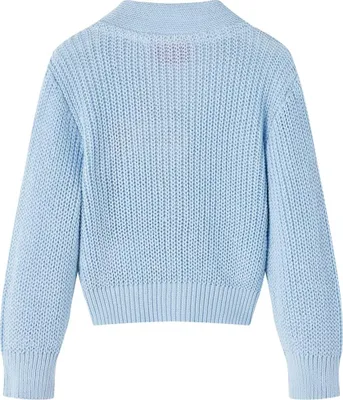 Produktbild von vidaXL Kinder-Strickjacke Blau 104