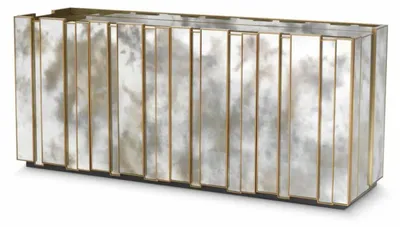 Image de Casa Padrino Buffet de luxe avec miroir antique 200 cm - Meubles en miroir
