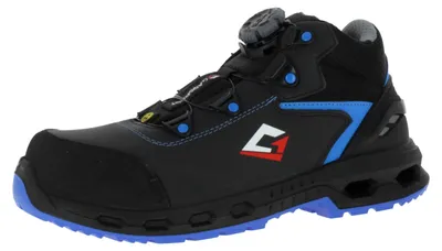 Produktbild von Garsport Hexa-Viper Mid Boa E3 S3S ESD Sicherheitsschuhe für Herren mit super Dämpfung Nero/Royal EU 44