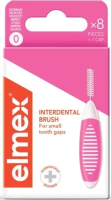 Obrázok produktu pre Elmex ružová medzizubná kefka veľkosť 0 0,40 mm